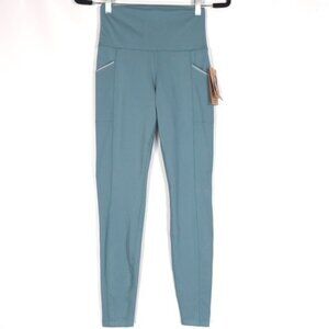 asics Women’s Cold‎ Weather 2-PKT Leggings Visibility 2 Pockets Size XS/TP